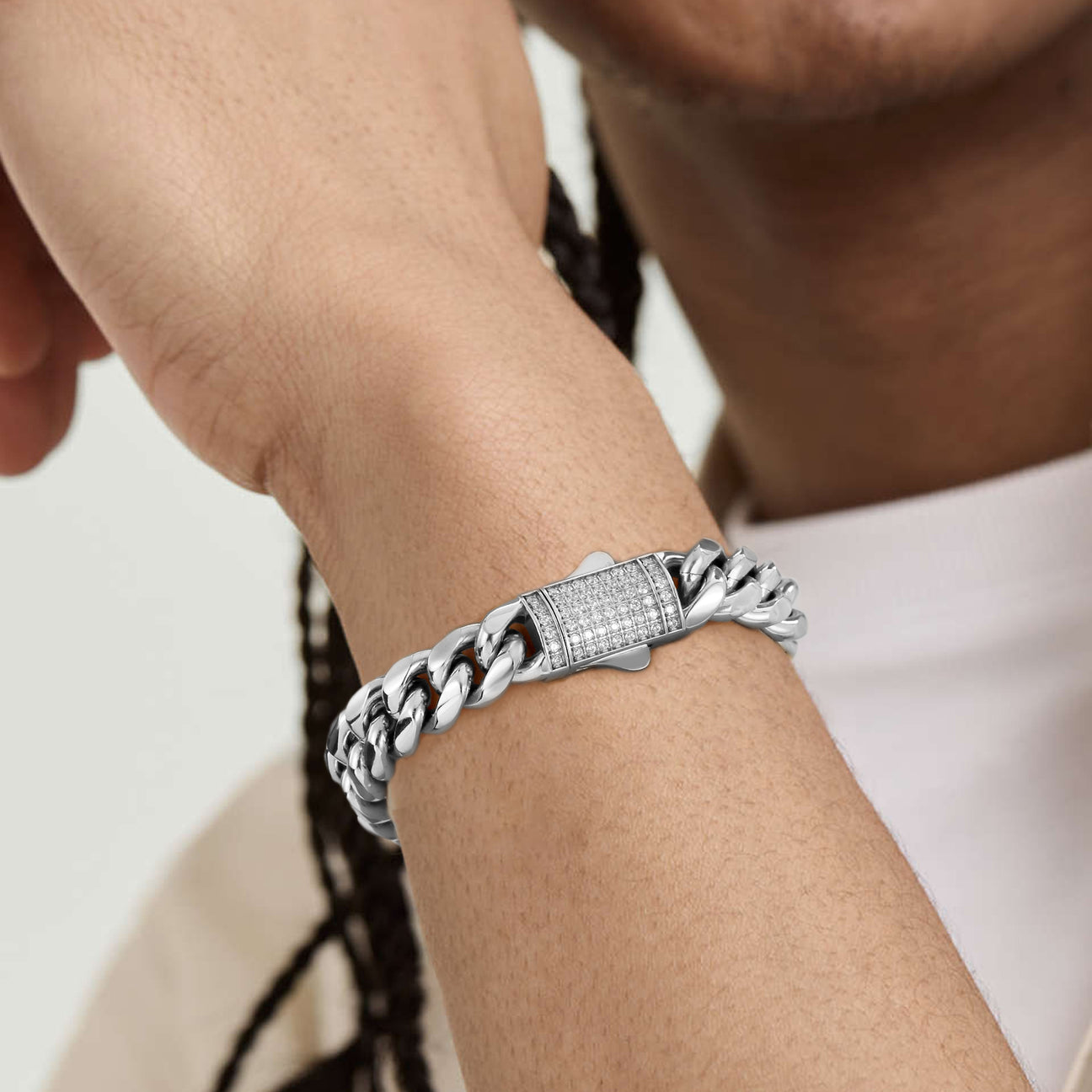 Bracelet Cuban Link Premium – Argent 925 – Style Luxe Unisexe